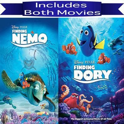 Walt Disney's Finding Nemo & Finding Dory DVD Set 2 Movie Collection – Blaze DVDs