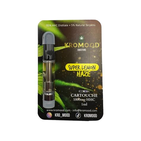 Kromood Cartouche Dab Pen De Hhc Super Lemon Haze 95 Hhc 1000mg