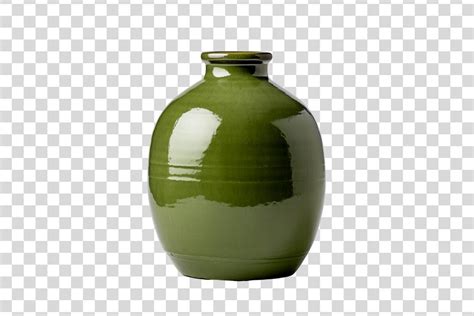 Olive Green Vase Isolated Graphic By Whimsy Girl · Creative Fabrica