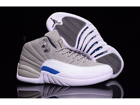 Air Jordan 12 Wolf Grey White Blue For In 2020 Air Jordans Air