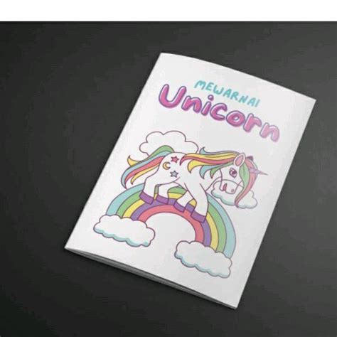 Jual Buku Belajar Mewarnai Anak Paud Unicorn Buku Mewarnai Unicorn