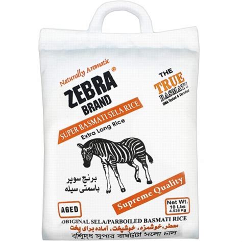 Zebra Basmati Rice Sela 10 Lbs 1 Kroger