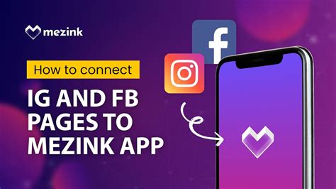 How To Connect Ig And Fb Pages To Mezink App Youtube