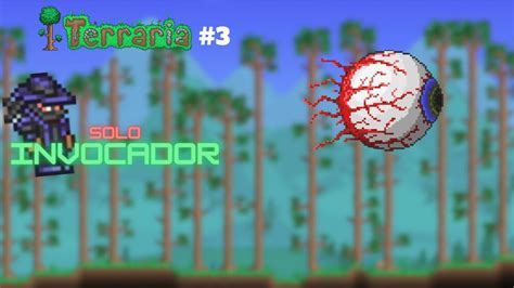 DERROTANDO AL PRIMER JEFE SIENDO INVOCADOR TERRARIA SOLO INVOCADOR