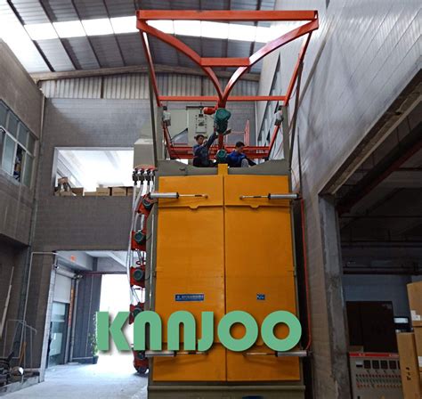 Hook Type LPG Gas Cylinder Shot Blasting Machine China Gas Cylinder