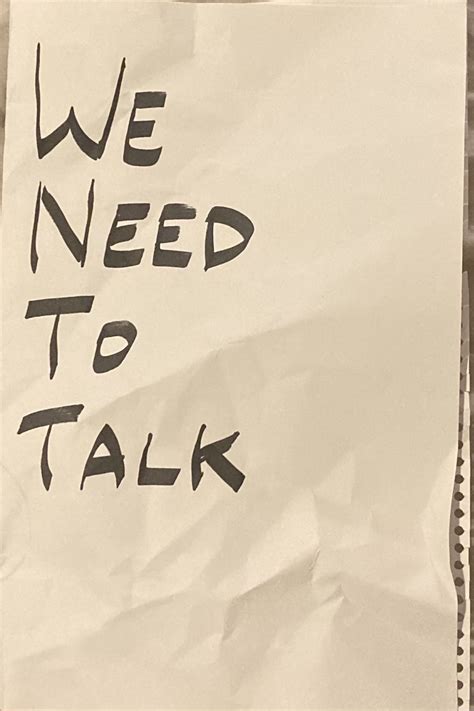 We Need To Talk 2017