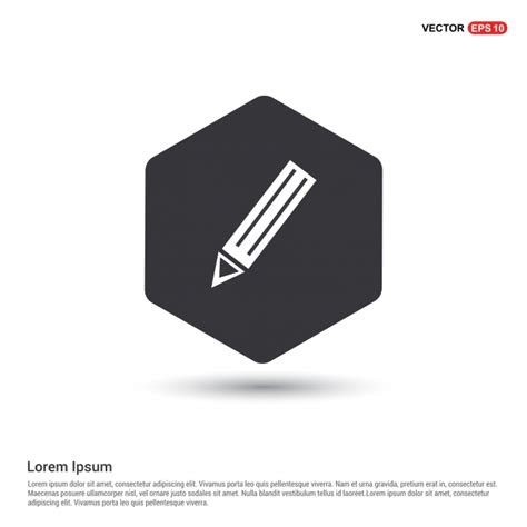 Pencilled Vector Design Images Pencil Icon Pencil Icons Pencil Pen