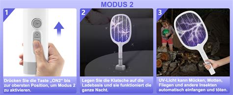 Aokkr Elektrische Fliegenklatsche V Insektenvernichter Mit Uv