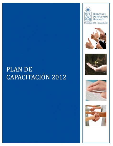 Pdf Plan De Capacitación 2012 Uchileclcapacitación Proponiendo