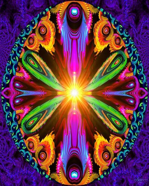 Psychedelic Energy Art Reiki Healing Spiritual Art Print Etsy