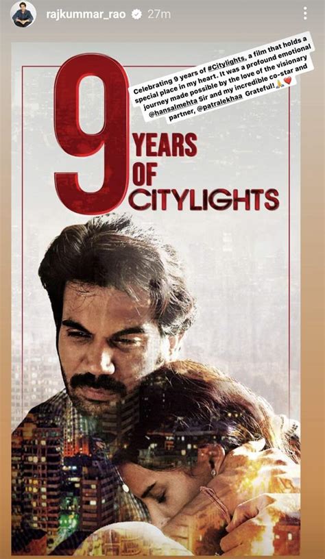 Rajkummar Rao Celebrates 9 Years Of Citylights - TheDailyGuardian