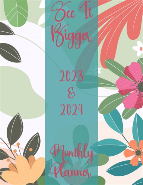 Buy See It Bigger 2023 2024 Monthly Planner 24 Months Yearly Planner