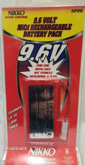 Nikko 96v Rechargeable Nicd Battery Pack 1296 Tamiya For Sale Online Ebay