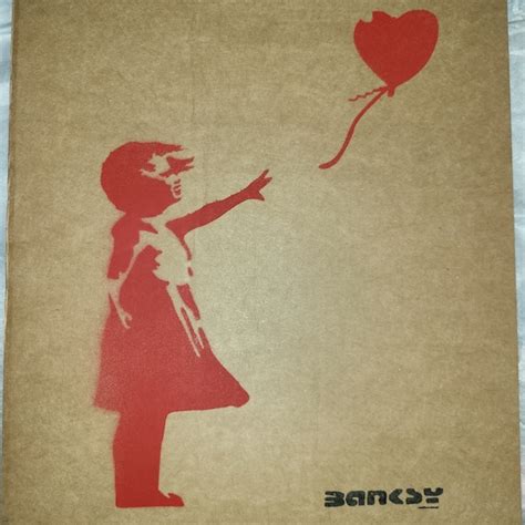 Banksy Signed Girl With Balloon Etsy