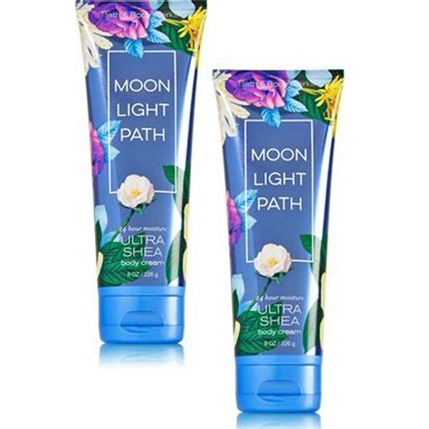 Bath And Body Works 2 Pack Moonlight Path Ultra Shea Body Cream 8 Oz