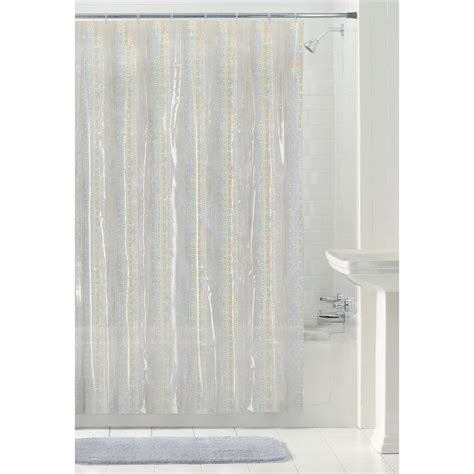 Iridescent Lightweight Peva Shower Curtain Liner Clear Mainstays