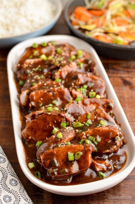 Slow Cooked Teriyaki Pork Tenderloin Slimming Eats