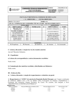 Fillable Online Assembleia Legislativa Do Cear Fax Email Print Pdffiller