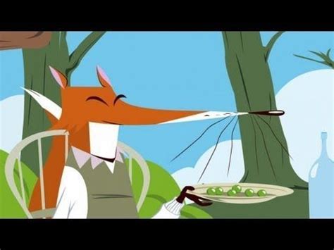 Le Renard Et La Cigogne Les Fables De La Fontaine En Dessin Anim