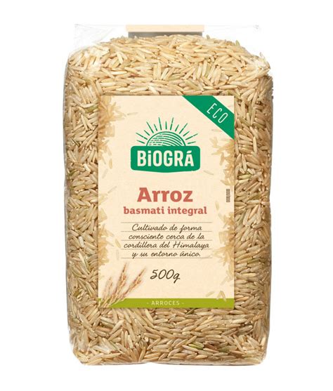 Arroz basmati integral Biográ 500g en Biosano