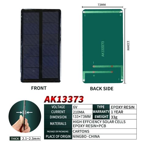 Mini Painel Solar Policristalino Sunpower System Bank Diy Para C Lula