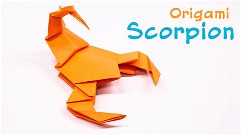 Easy Origami Scorpion How To Make Paper Scorpion Step By Step YouTube