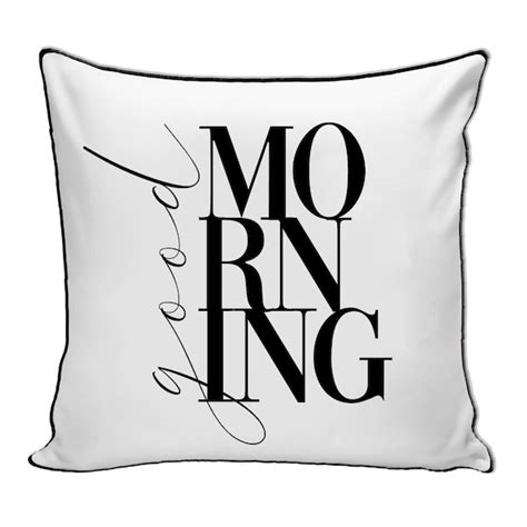 Good Morning Pillow Etsy