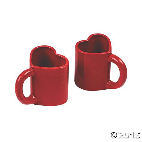 Red Heart Ceramic Mugs Ceramic Mugs Mugs Red Heart