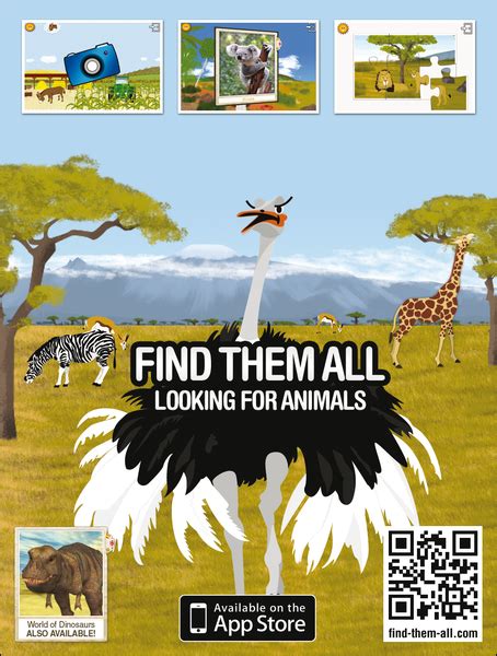 Find Them All Looking For Animals Educational Game For Children