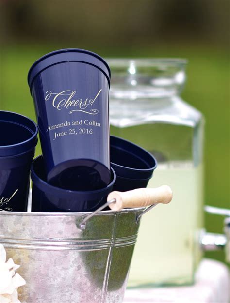 22 Oz Custom Wedding Stadium Cups My Wedding Reception Ideas