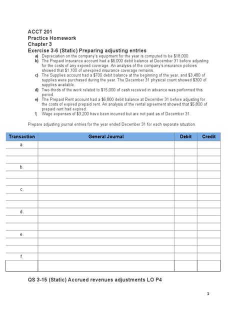 Practice Homework Chapter 3 25 Ed Fa21 Pdf Debits And Credits