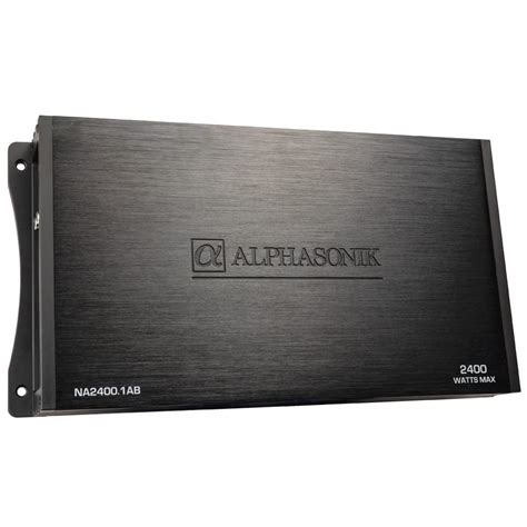 Alphasonik NA2400 1AB Neuron Series Monoblock 2400 Watts 4 Ohms Car