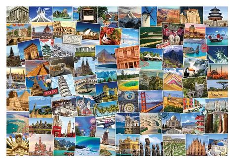 Sehenswürdigkeiten der Welt Puzzle von Eurographics online kaufen