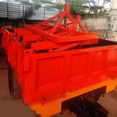 Mild Steel Ms Hydraulic Tractor Trolley For Agriculture At Rs