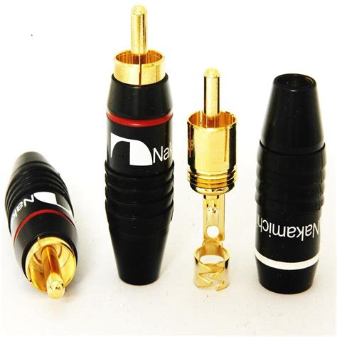 High Quality Nakamichi Rca Plug K Gold Plated N Nakamichi Plugs