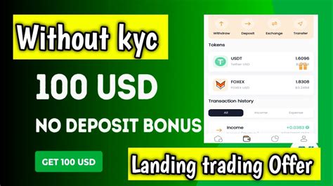 100 No Deposit Bonus Crypto New Exchange Offer No Deposit Bonus