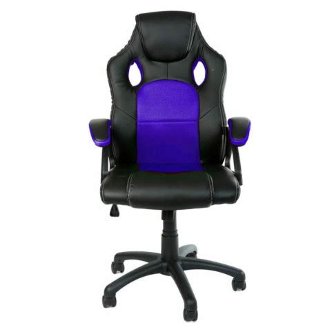 Chaise Gaming Race En Simili Cuir Avec Accoudoirs Rembourrés prix pas cher