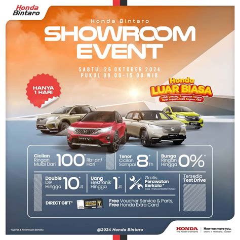 Showroom Event Honda Bintaro 26 Oktober 2024 Honda Bintaro