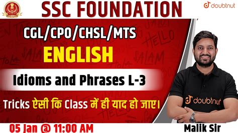 Crack Ssc Cgl Chsl Cpo Gd Mts English Idioms And Phrases