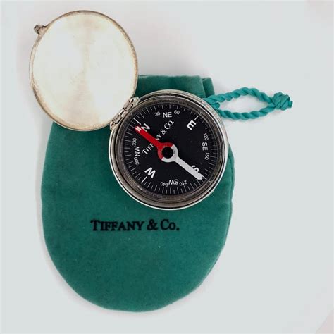 Vintage Tiffany And Co Sterling Silver Atlas Compass At 1stdibs Tiffany Compass Tiffany And