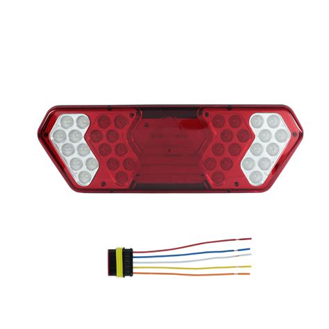 LANTERNA TRASEIRA LED GUERRA 2010 DIAMOND II CONECTOR IVA 24V