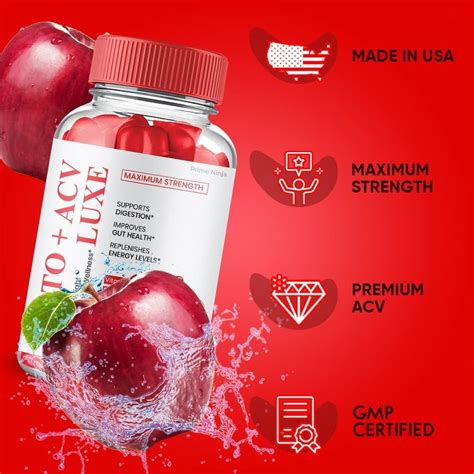 Luxe Keto Acv Gummies Original Powerful Formula Maximum Strength