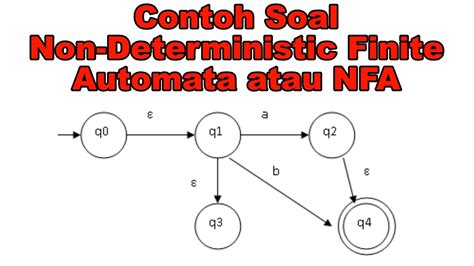 Bagian 2 Contoh Soal Non Deterministic Finite Automata Atau Nfa Youtube