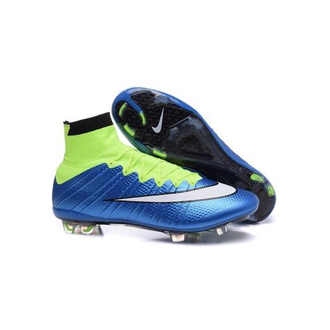 Nike Mercurial Superfly Iv Ronaldo CR7 FG Soccer Shoes Blue Lagoon