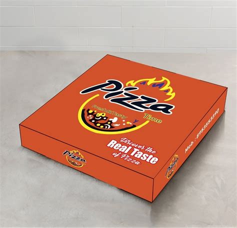 3 Ply Corrugated Printed Pizza Box At Rs 6piece In Varanasi Id