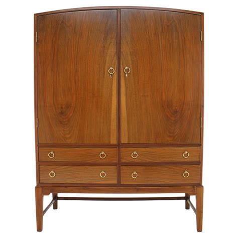 1940s Danish Restored Mahogany Cabinet For Sale At 1stdibs