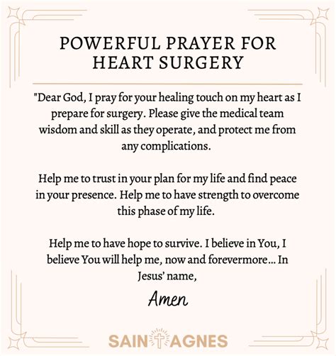 Prayers For Heart Surgery Catholic Prayers With Images