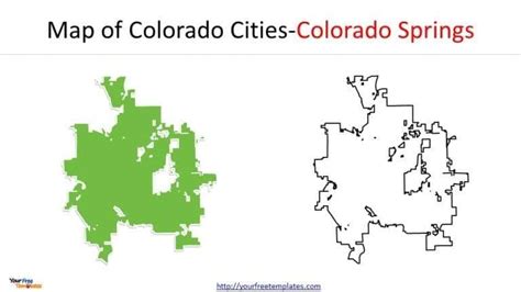 Top Largest Cities In Colorado State Free Powerpoint Template