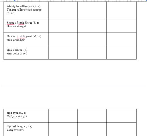 Solved You will determine your phenotype and try to | Chegg.com