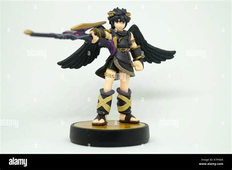 Nintendo Super Smash Bros Amiibo Collection Figure Dark Pit Stock Photo